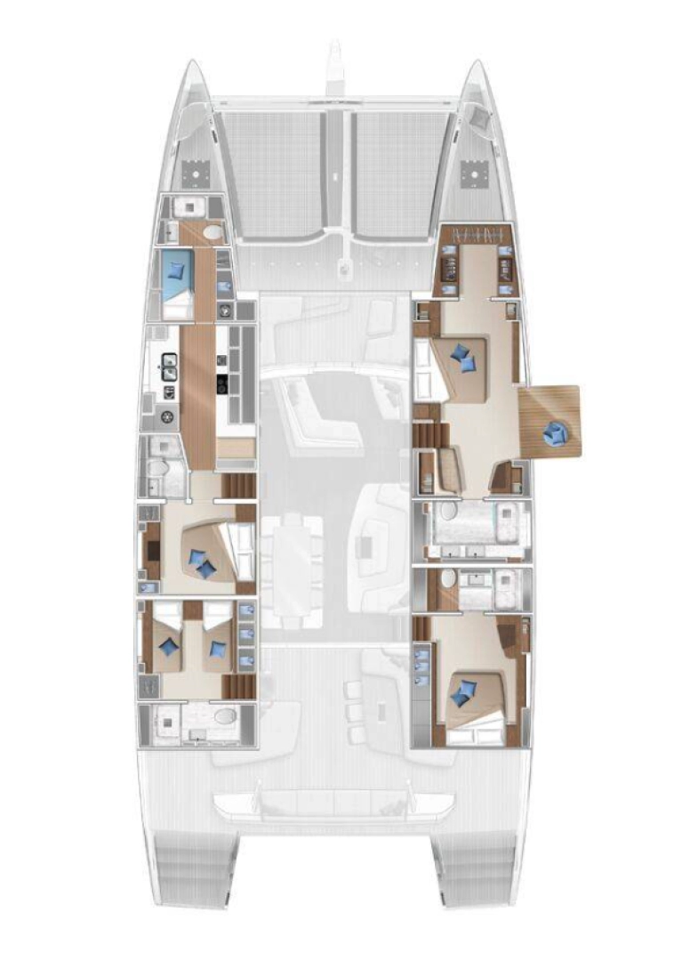 Boat rental Lagoon Lagoon 77 in Ajaccio on Samboat