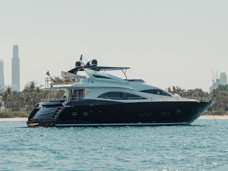 Bareboat Rental Luxury Yacht Sunseeker with a boat licence