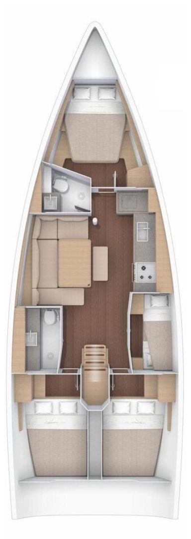 Sailboat rental with or without captain Dufour Murter-Kornati