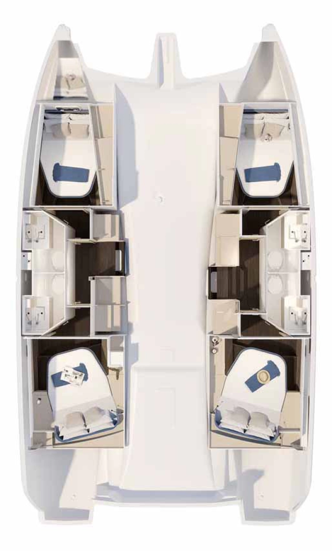 Rent a Fountaine Pajot Fountaine Pajot FP 41 Quatuor 4 Trogir