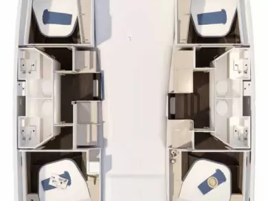 Rent a Fountaine Pajot Fountaine Pajot FP 41 Quatuor 4 Trogir