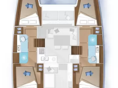 Yacht charter Šibenik cheap Lagoon 40