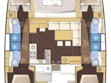 Bareboat Rental Catamaran Lagoon with a boat licence