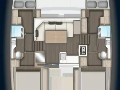 Bareboat Rental Catamaran Aventura with a boat licence