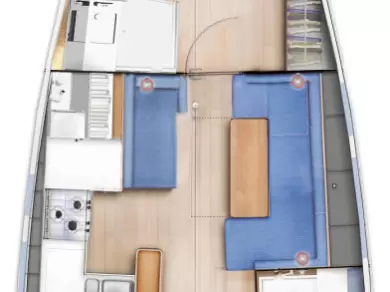 Jeanneau Sun Odyssey 410 in Trogir on SamBoat