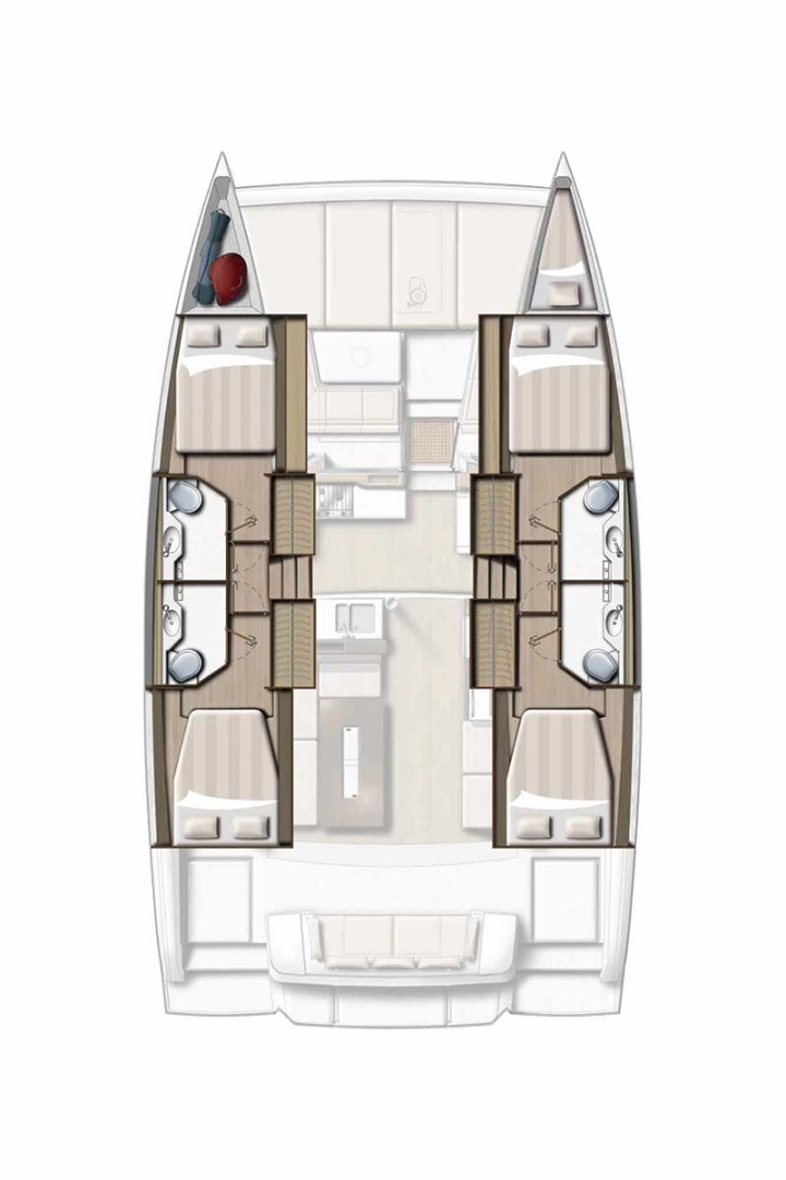 Bareboat Rental Catamaran Bali with a boat licence