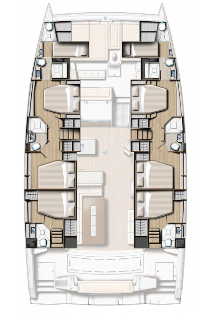 Catamaran rental in Road Town - Bali Bali 5.4