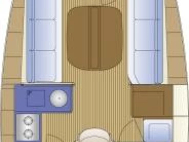 Bareboat Rental Sailboat Bavaria with a boat licence