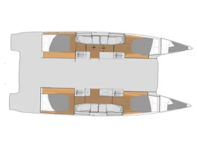 Bareboat Rental Catamaran Fountaine Pajot with a boat licence