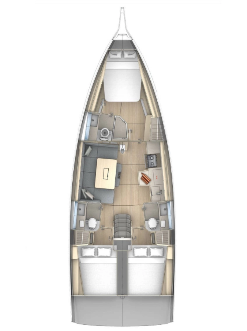 Yacht charter Alimos cheap Dufour 41