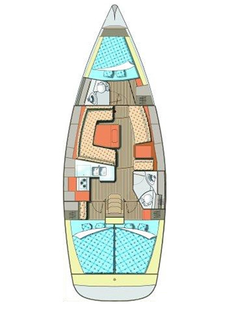 Sailboat rental with or without captain Elan Kos