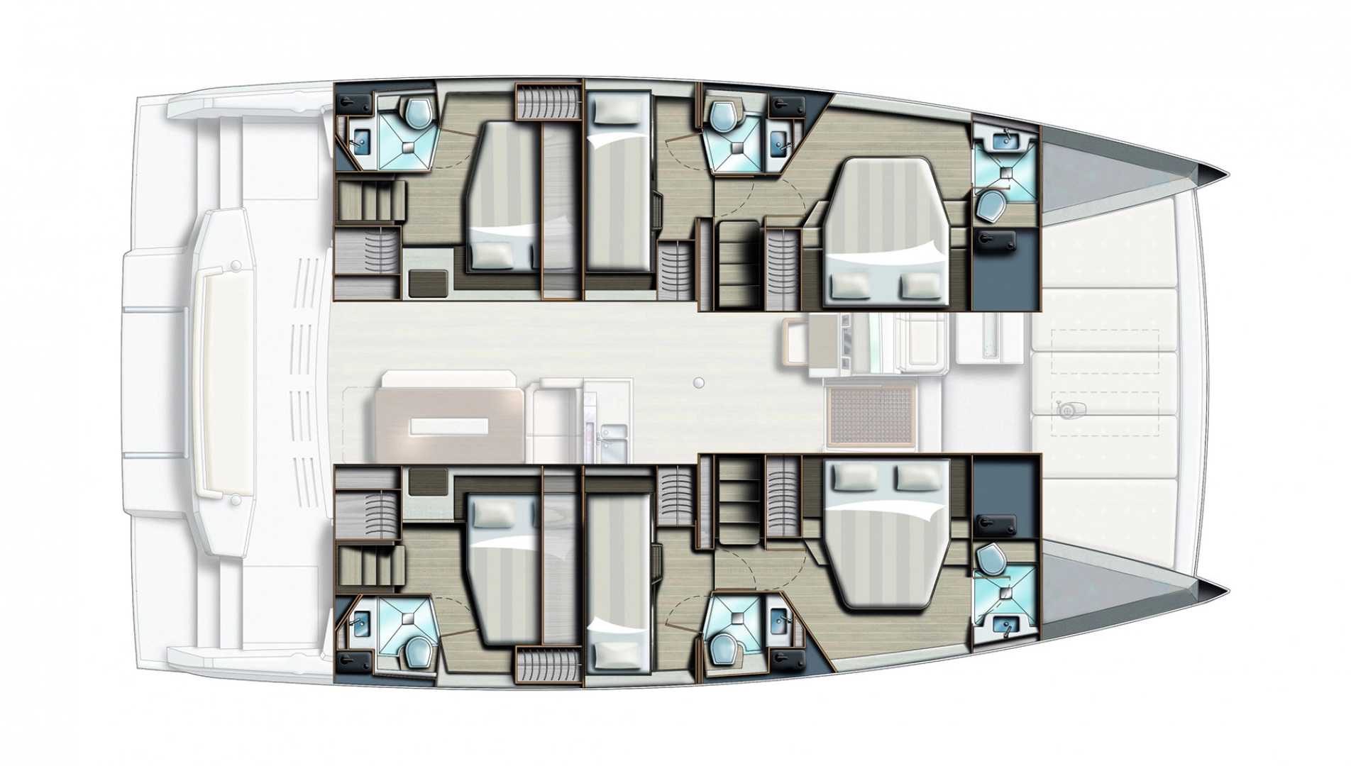 Catamaran rental with or without captain Bali Gouvia