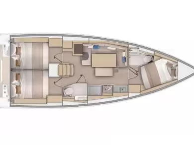Boat rental Bénéteau Oceanis 37.1 in Skradin on Samboat