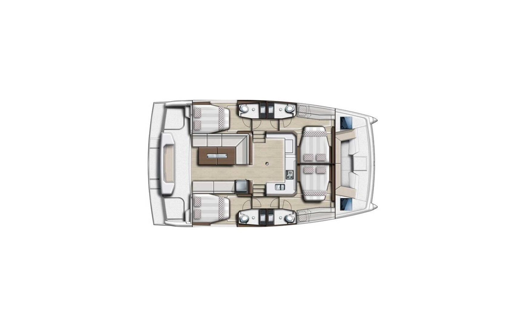 Yacht charter Split cheap Bali Catspace Voile