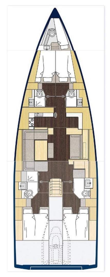 Sailboat rental with or without captain Bavaria Lávrio