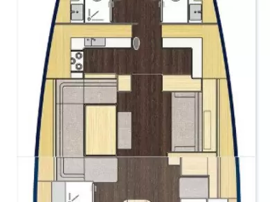 Sailboat rental with or without captain Bavaria Lávrio