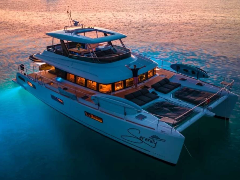 Lagoon SERENITY VII charter bareboat or captained in  Nassau