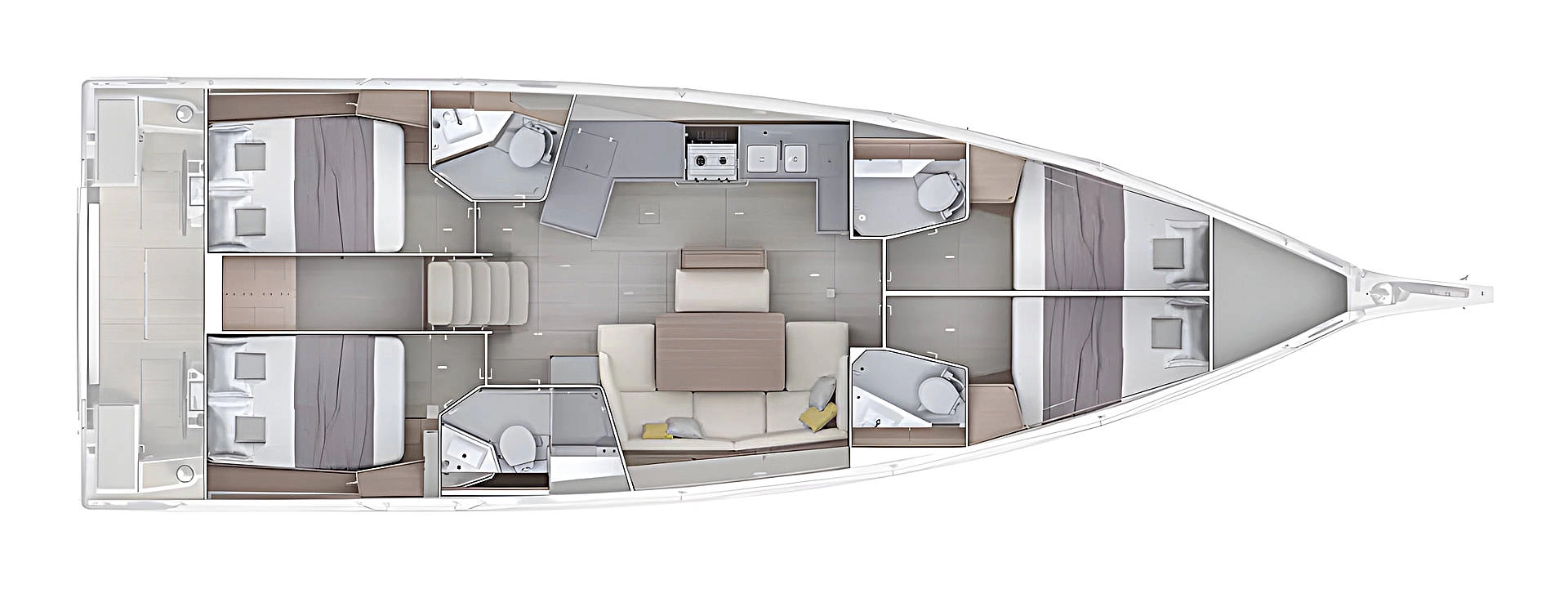 Sailboat rental with or without captain Bénéteau Rogoznica