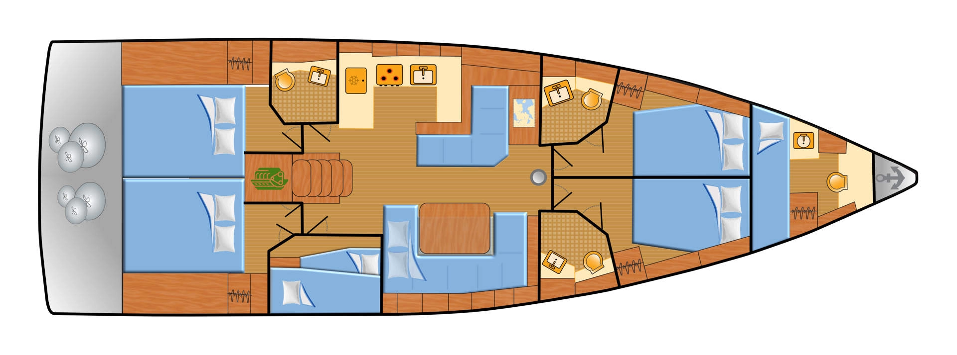 Yacht charter Rogoznica cheap Oceanis 51.1