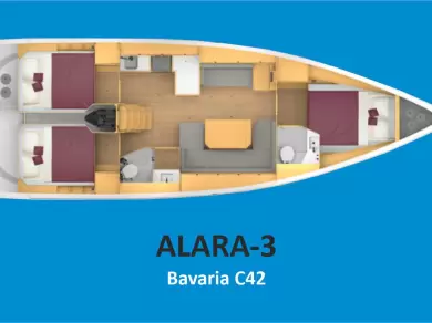 Bavaria Bavaria C42 in Fethiye on SamBoat