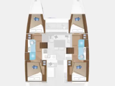 Yacht charter Novi Vinodolski cheap Lagoon 40