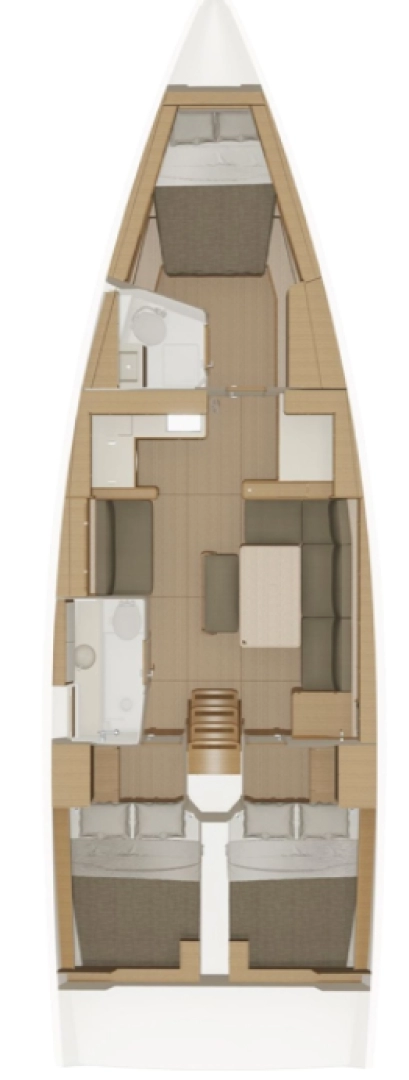 Sailboat rental in Šibenik - Dufour Dufour 430