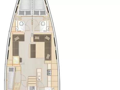 Yacht charter Trogir cheap Hanse 548