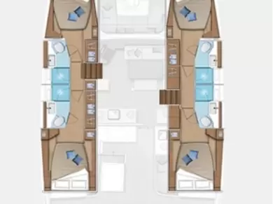 Catamaran rental with or without captain Lagoon Trogir