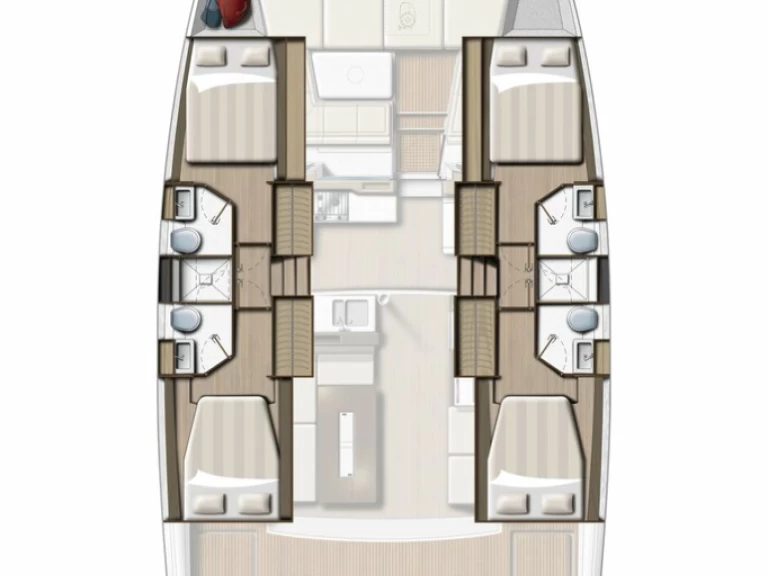 Catamaran rental in Plataniás - Bali Bali 4.2