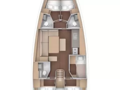 Dufour Dufour 470 charter bareboat or captained in  Fethiye