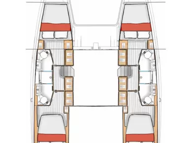 Catamaran rental in Komolac - Excess Excess 13 - 4 + 2 cab.