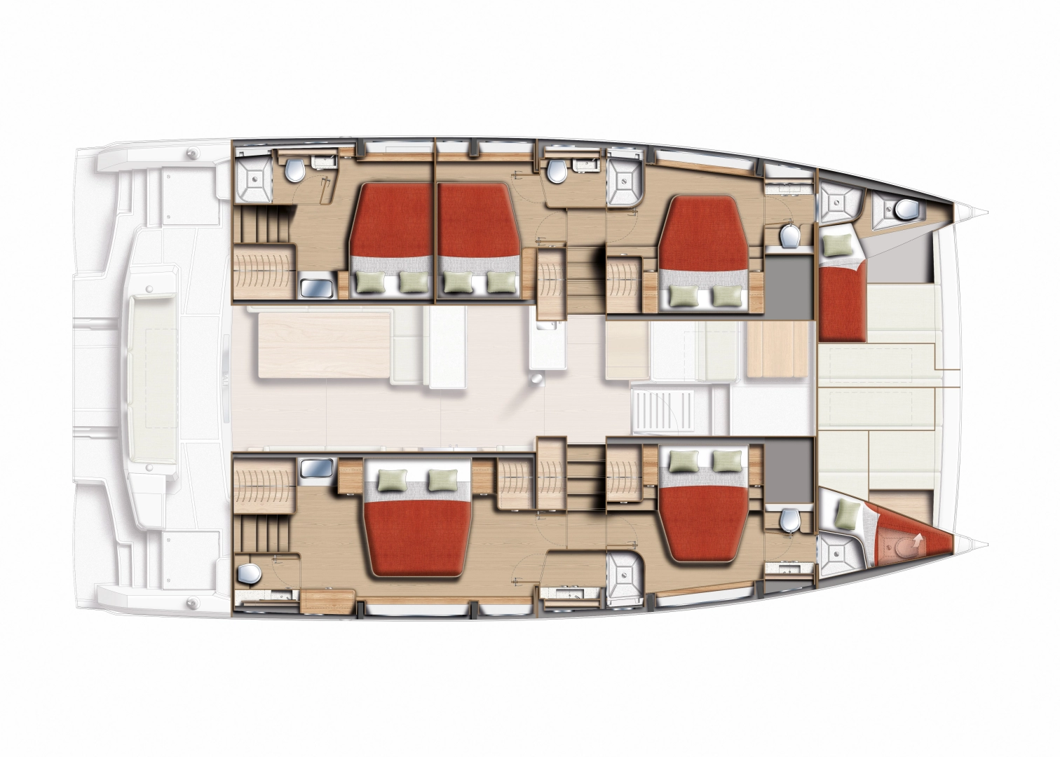 Catamaran rental with or without captain Bali Kaštela