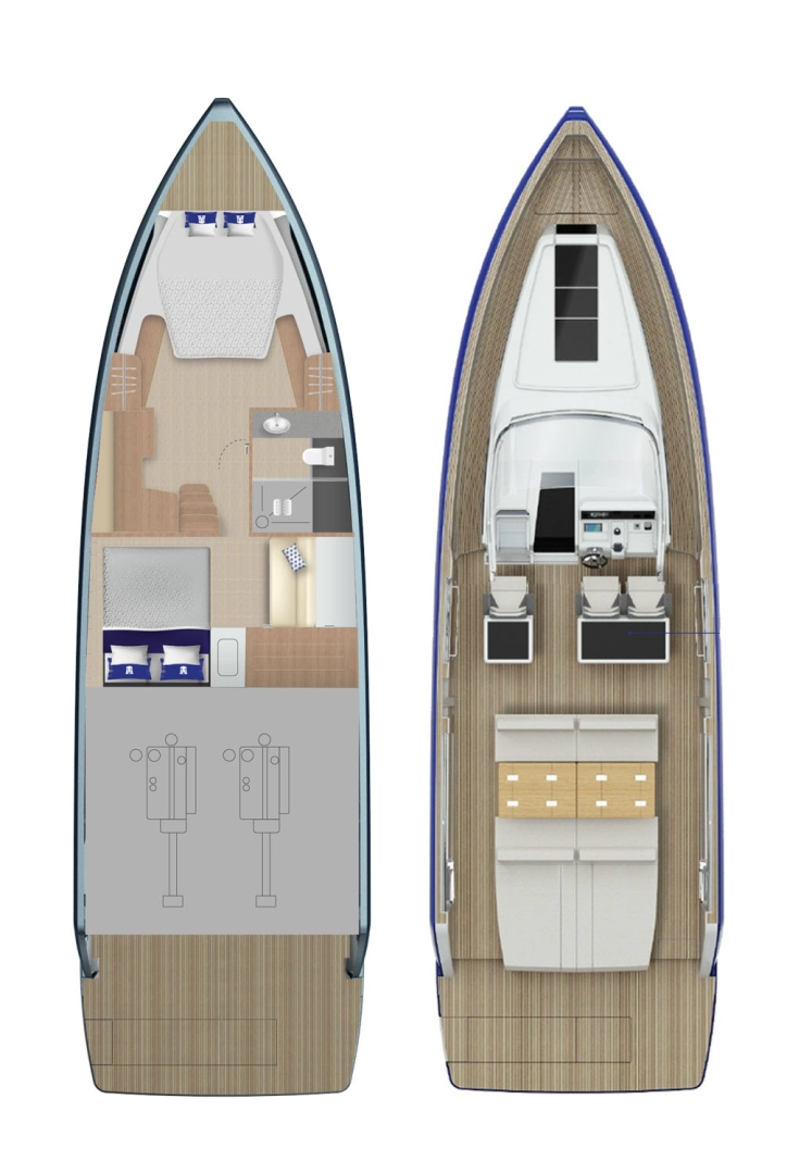 Luxury Yacht rental in Kaštela - Fjord Fjord 41 XL