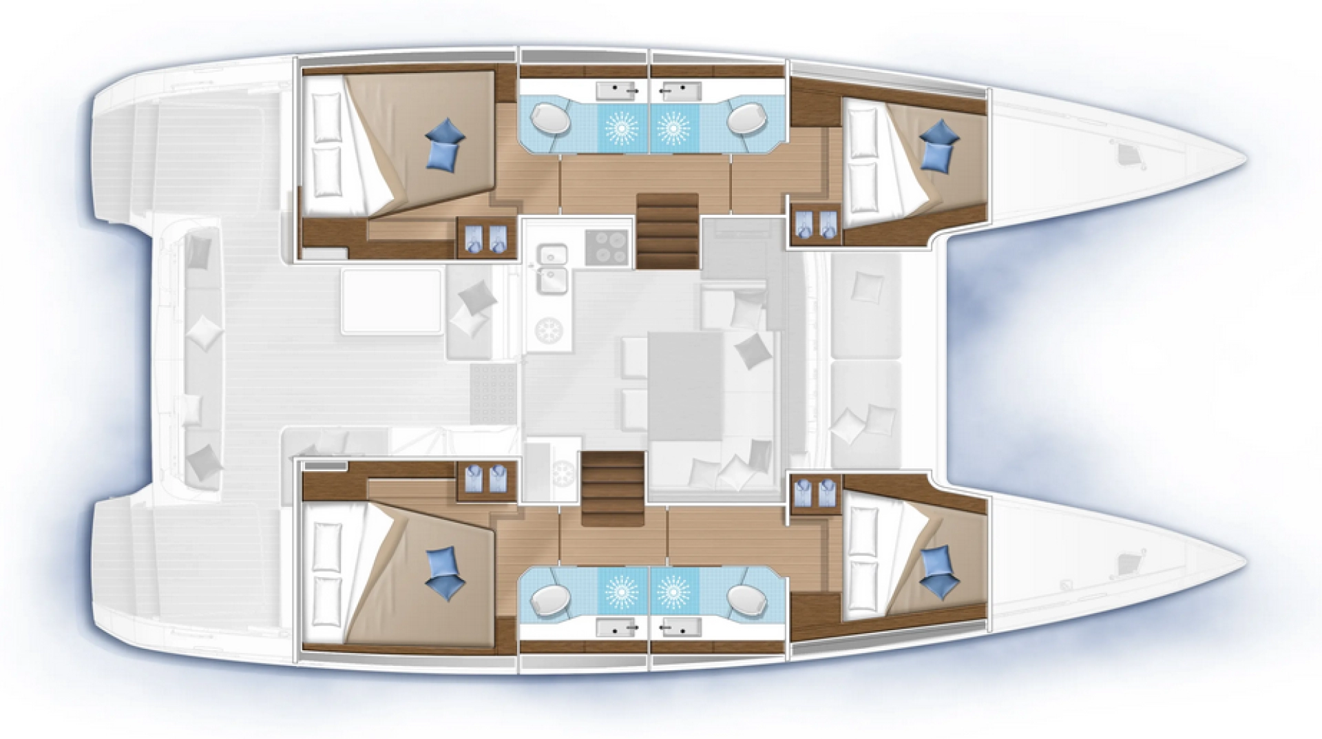 Catamaran for rent Alimos at the best price