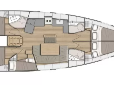 Sailboat rental with or without captain Bénéteau Alimos