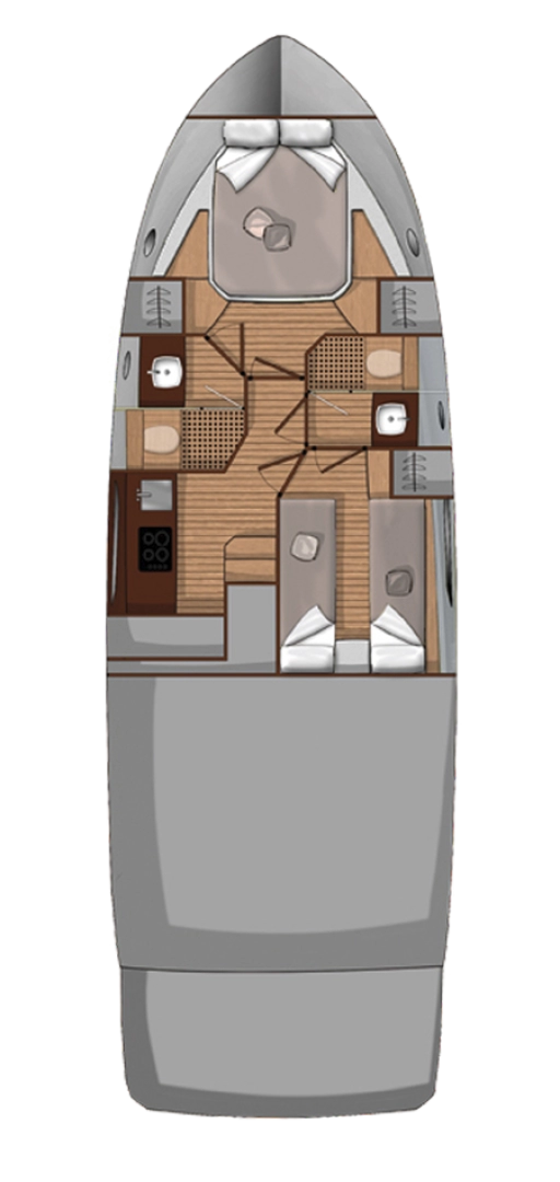 Motorboat rental with or without captain Sessa Marine Sukošan