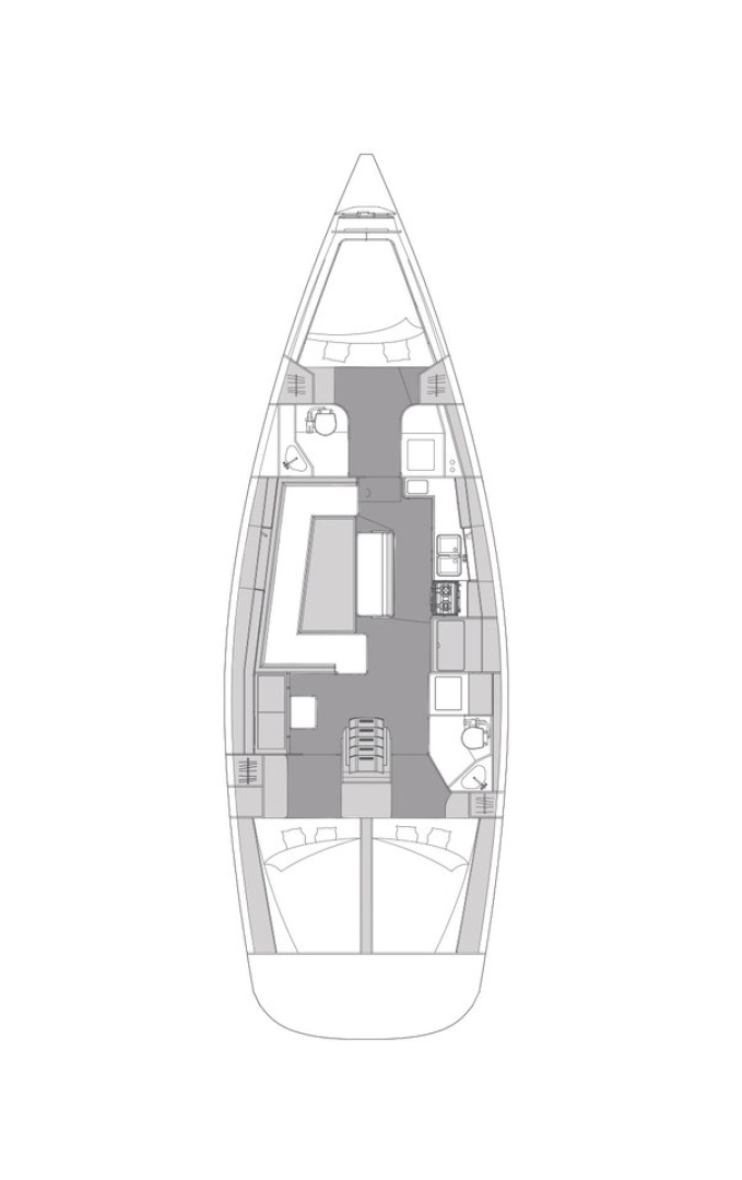 Bareboat Rental Sailboat Elan with a boat licence