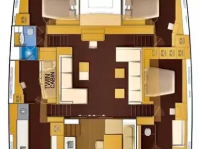 Bareboat Rental Catamaran Lagoon with a boat licence