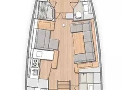 Bénéteau Oceanis 54 in Seget Donji on SamBoat