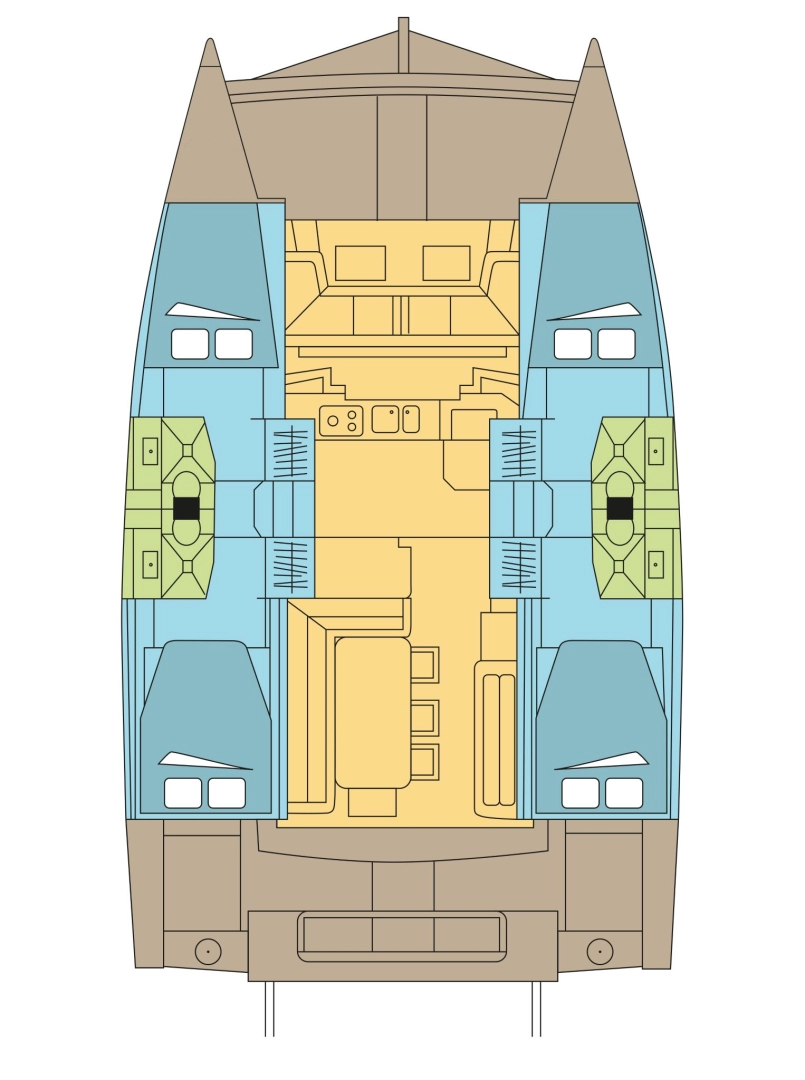 Bareboat Rental Catamaran Bali with a boat licence