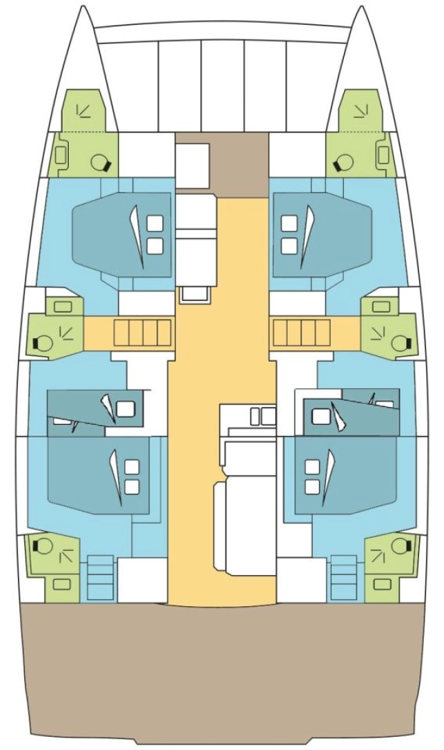 Bareboat Rental Catamaran Bali with a boat licence