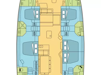 Catamaran rental in Nassau - Bali Bali 5.4