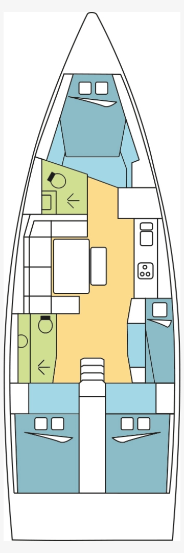 Sailboat rental in Le Marin - Dufour Dufour 430 Grand Large