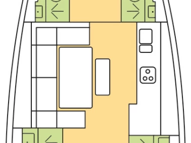 Sailboat rental in Seget Donji - Dufour Dufour 460 Grand Large