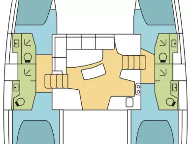 Bareboat Rental Catamaran Lagoon with a boat licence