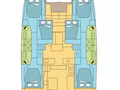 Yacht charter La Paz cheap Lagoon 51