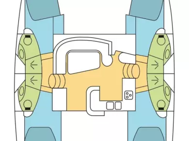 Boat rental Leopard Catamarans / Robertson & Caine Leopard 46 - 4 cab. in Airlie Beach on Samboat