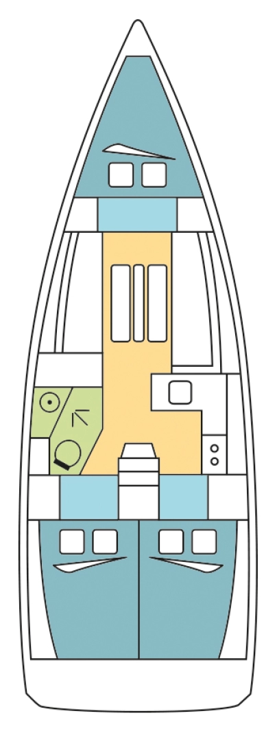 Bareboat Rental Sailboat Jeanneau with a boat licence
