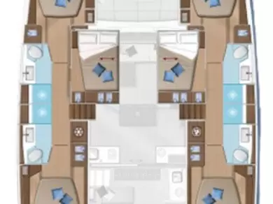 Yacht charter Kaštela cheap Lagoon 50