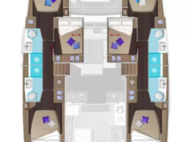 Catamaran rental with or without captain Lagoon Kaštela